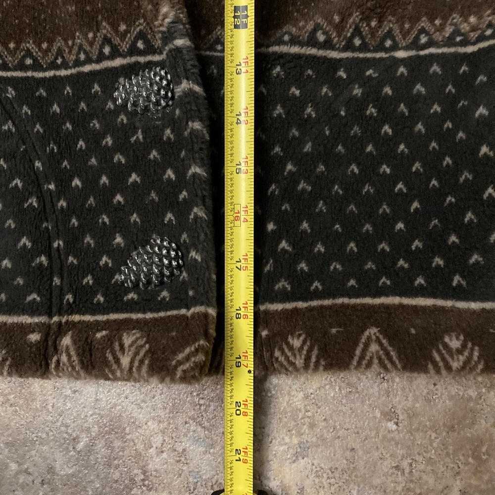Coat  Jacket/ Simple Irresistible/  Blk Brn  Winter Scene SM - Picture 4 of 7